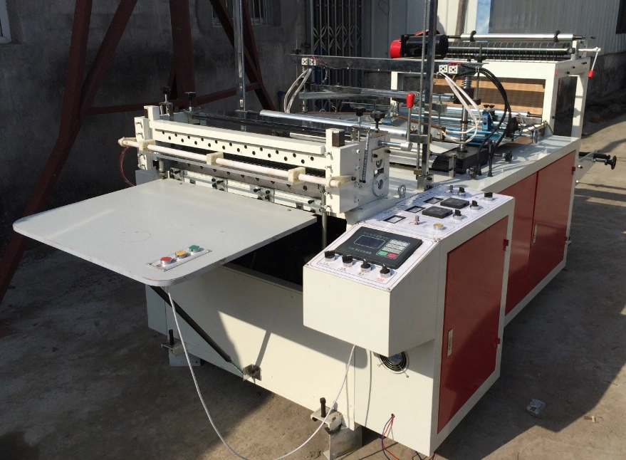 on Roll Plastic Suit Cover Bag Making Machine