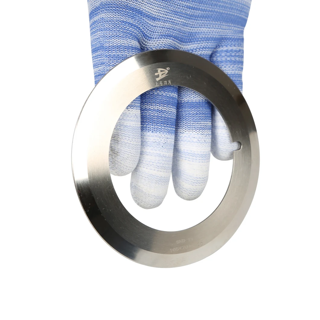 रोटरी डाई कटिंग मेटल स्लीटिंग राउंड ब्लेड्स इंडस्ट्रियल कॉपर एल्युमिनियम फॉयल 2