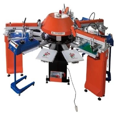 उच्च प्रदर्शन SPG-156/10 स्वचालित टी-शर्ट स्क्रीन प्रिंटर, 1200 मिमी 1600 मिमी टी शर्ट स्क्रीन प्रिंटिंग मशीन 1400 मिमी