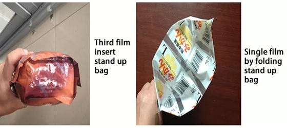 Mylar स्नैक बैग मेकिंग मशीन लैमिनेटेड पेपर PE Doypack Zipper Pouch