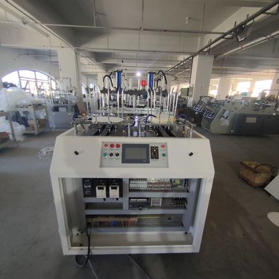 डिस्पोजेबल लंच बॉक्स कार्टन मशीन गर्म पिघल चिपकने वाली प्रक्रिया