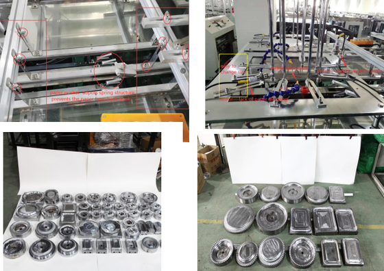 600Y Hydraulic Paper Plate Machine with molds and aluminum foil plate making