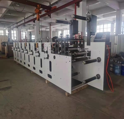 HJ 6-600 फ्लेक्सो पेपर शॉपिंग बैग बनाने की मशीन#380V 50HZ चार रंग फ्लेक्सो प्रिंटिंग मशीन 220V