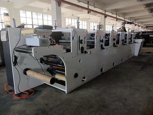 7.5KW 380V हाई स्पीड फ्लेक्सो प्रिंटिंग मशीन 10-80m / Min