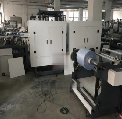 पूरी तरह से स्वचालित गैर बुना संभाल बैग बनाने की मशीन 380V क्लॉथ बैग बनाने की मशीन