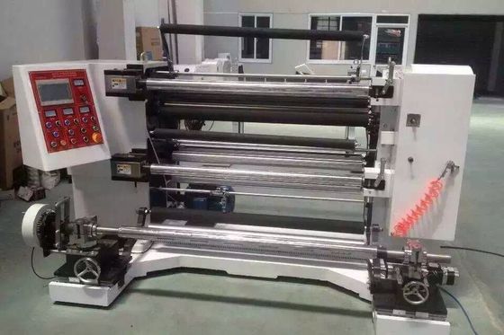 10-600 मीटर / न्यूनतम एल्यूमिनियम फोइल स्लीटिंग मशीन पीईटी ओपीपी सीपीपी