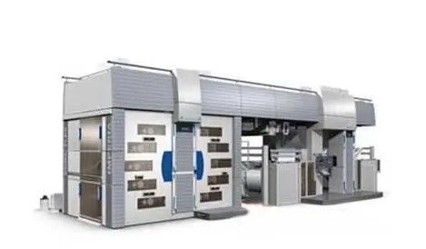 150 मीटर/मिनट 4 कलर फ्लेक्सो प्रिंटिंग मशीन (इकोनॉमिक सेंट्रल ड्रम टाइप), 1500-3500p/h प्रिंटिंग स्पीड