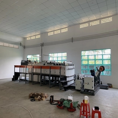 220V स्वचालित पेपर रोल टू शीट कटिंग मशीन