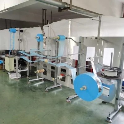 सीई डिस्पोजेबल बेड शीट बनाने की मशीन 70PCS / मिनट KN95 हाई स्पीड मास्क बनाने की मशीन